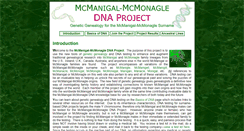 Desktop Screenshot of mcmanigal.gendna.net