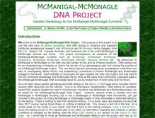 Tablet Screenshot of mcmanigal.gendna.net